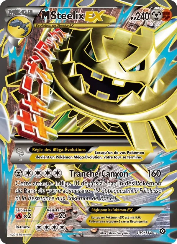 Carte M-Steelix EX 109/114 – Offensive Vapeur