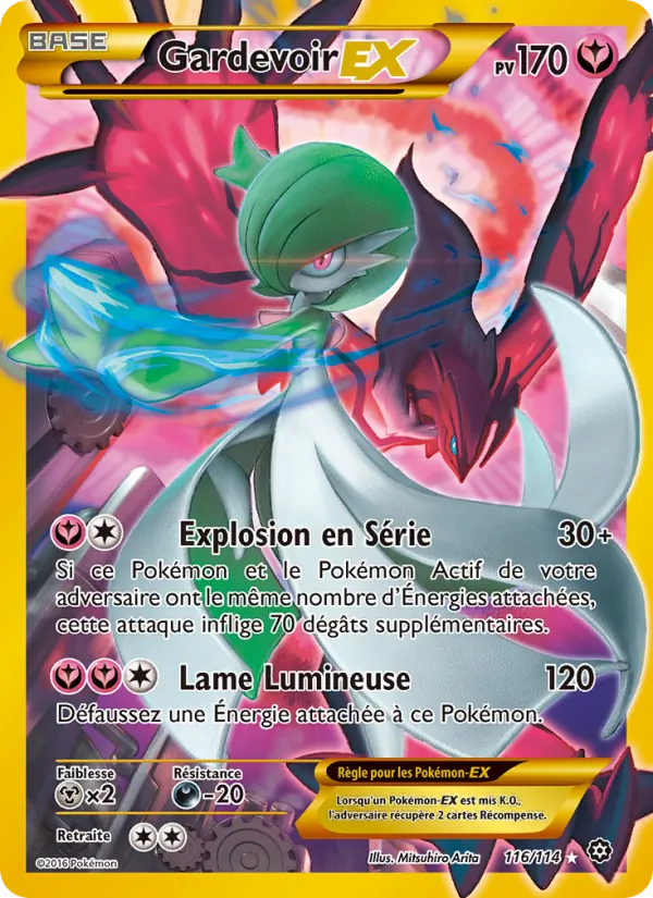 Carte Gardevoir EX 116/114 – Offensive Vapeur