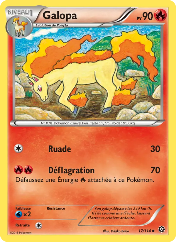 Carte Galopa 17/114 – Offensive Vapeur