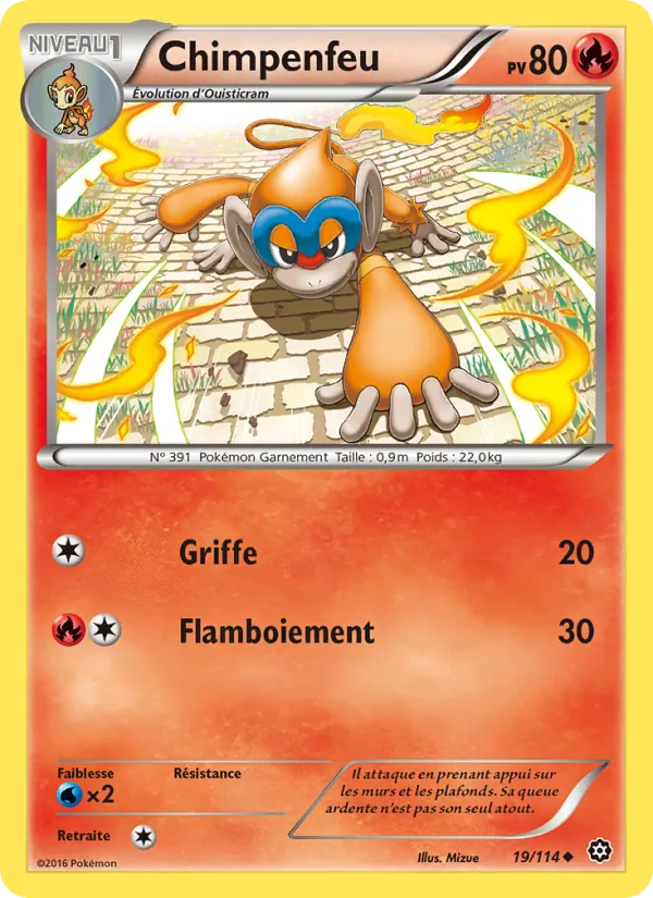 Carte Chimpenfeu 19/114 – Offensive Vapeur