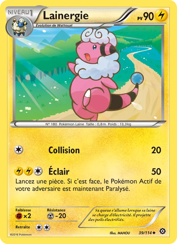 Carte Lainergie 39/114 – Offensive Vapeur