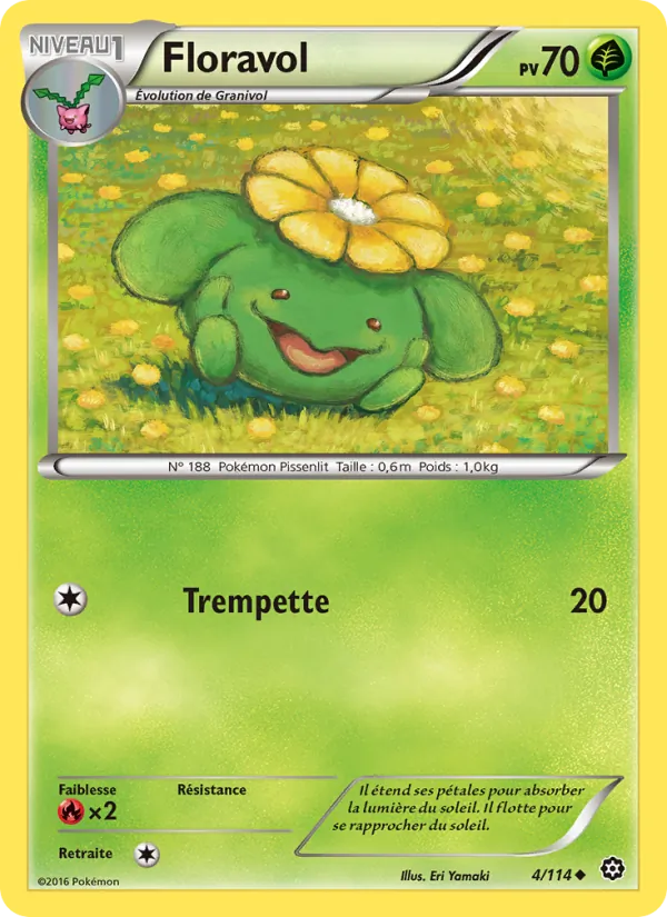 Carte Floravol 4/114 – Offensive Vapeur