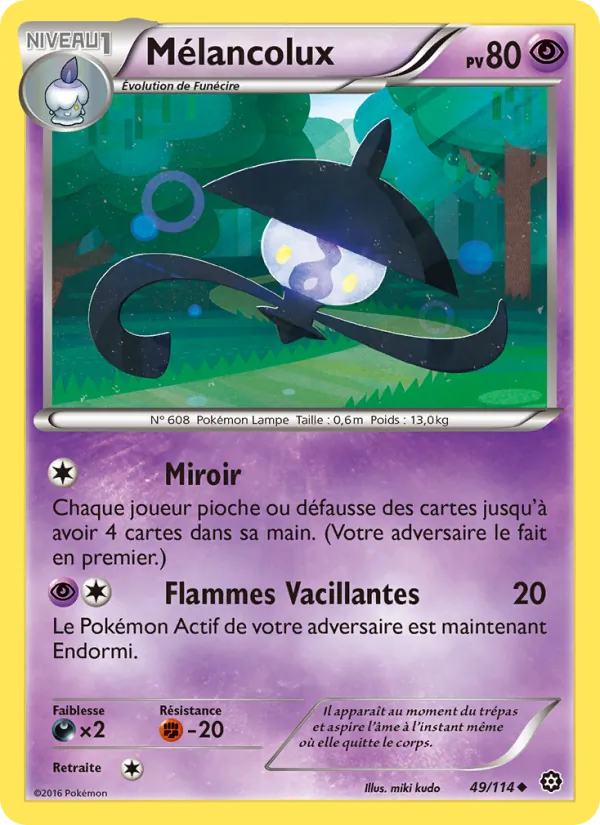 Carte Mélancolux 49/114 – Offensive Vapeur