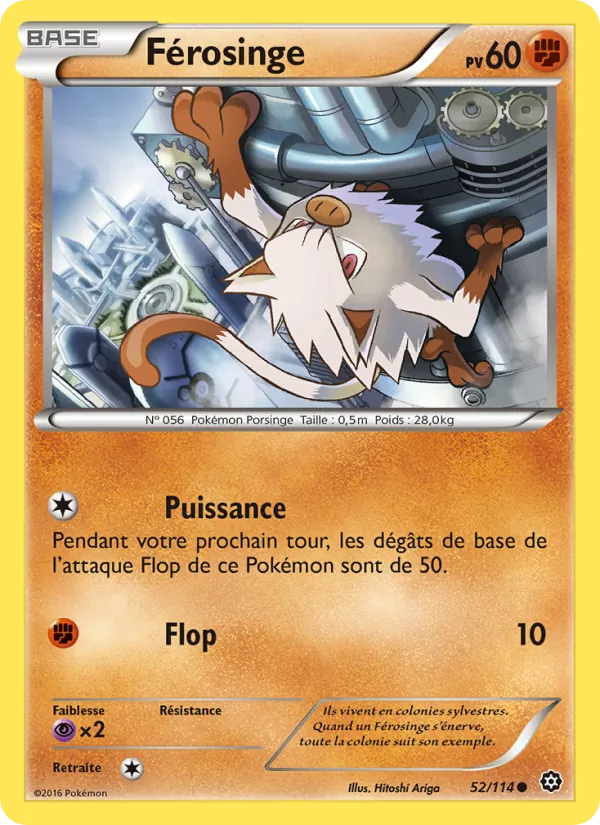Carte Férosinge 52/114 – Offensive Vapeur