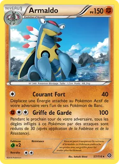Carte Armaldo 57/114 – Offensive Vapeur