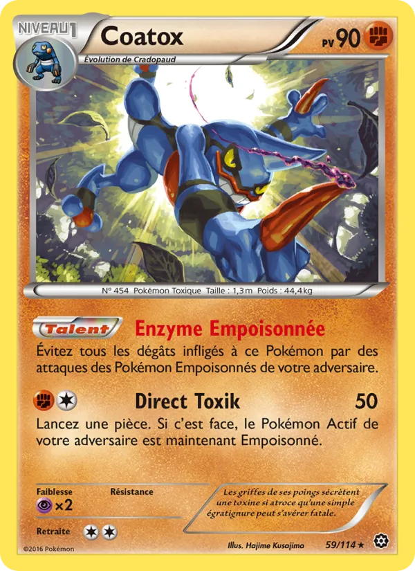 Carte Coatox 59/114 – Offensive Vapeur