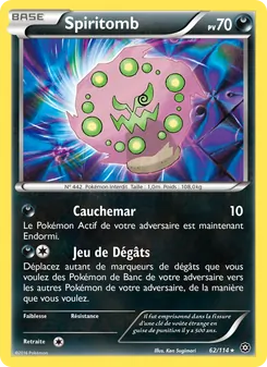 Carte Spiritomb 62/114 – Offensive Vapeur
