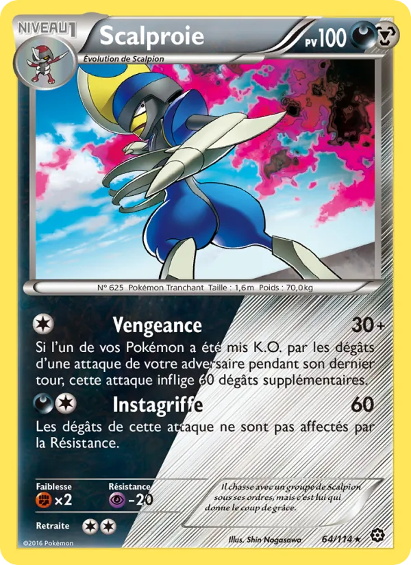 Carte Scalproie 64/114 – Offensive Vapeur