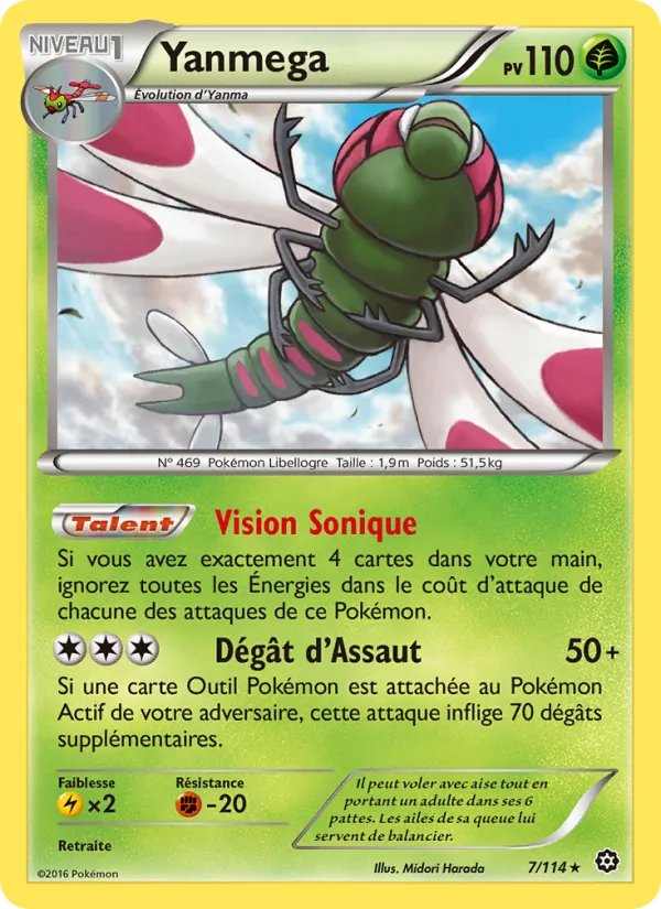 Carte Yanmega 7/114 – Offensive Vapeur