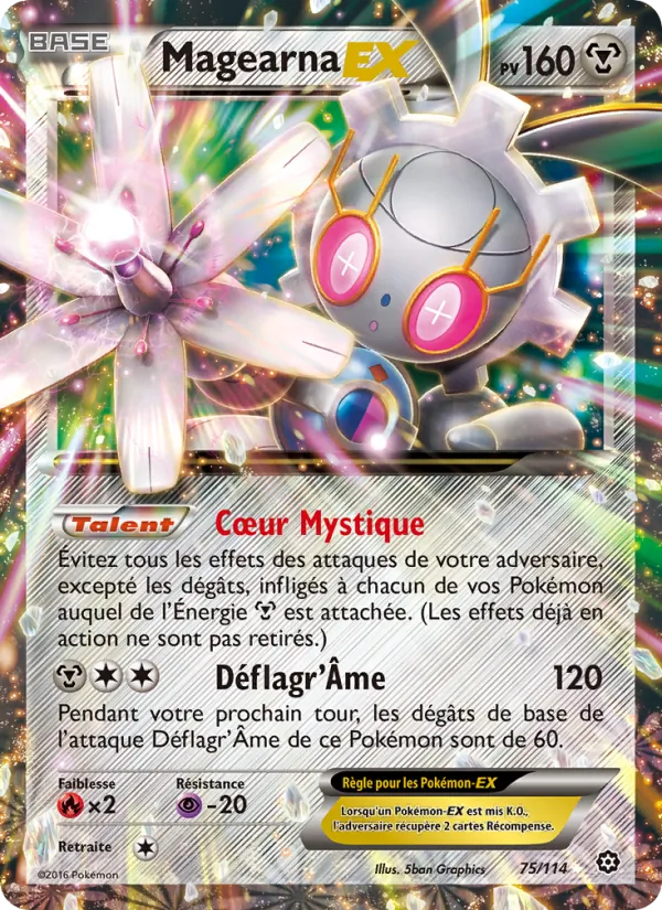 Carte Magearna EX 75/114 – Offensive Vapeur
