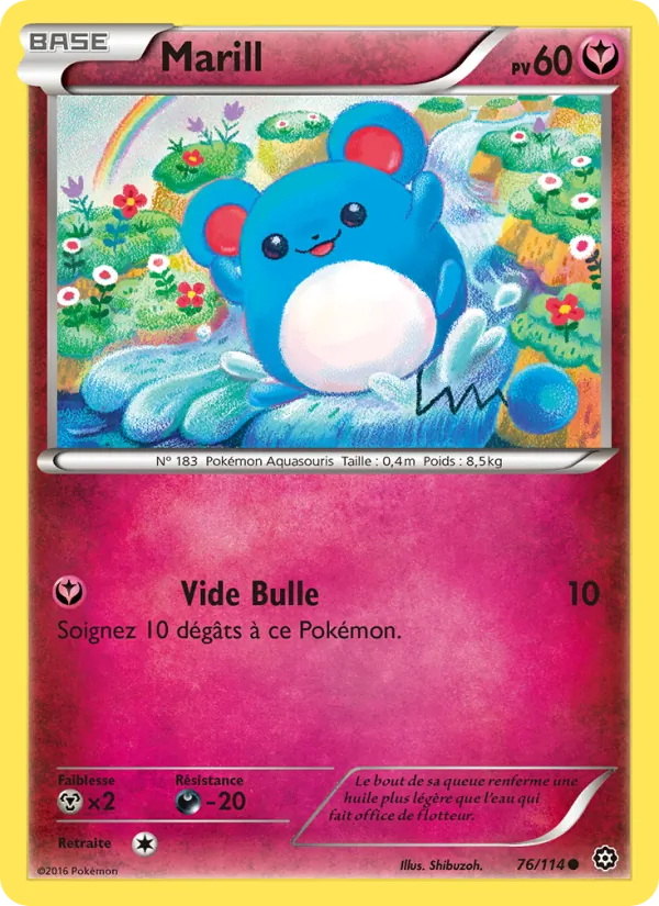 Carte Marill 76/114 – Offensive Vapeur