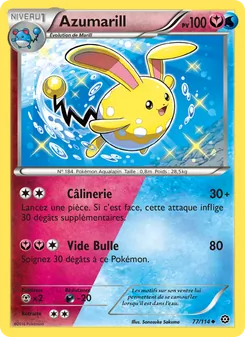 Carte Azumarill 77/114 – Offensive Vapeur