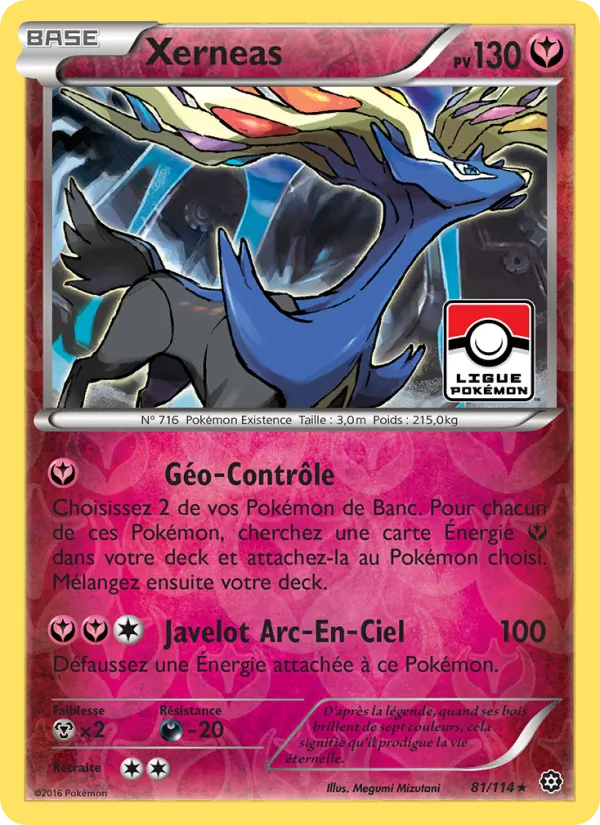 Carte Xerneas 81/114 – Offensive Vapeur