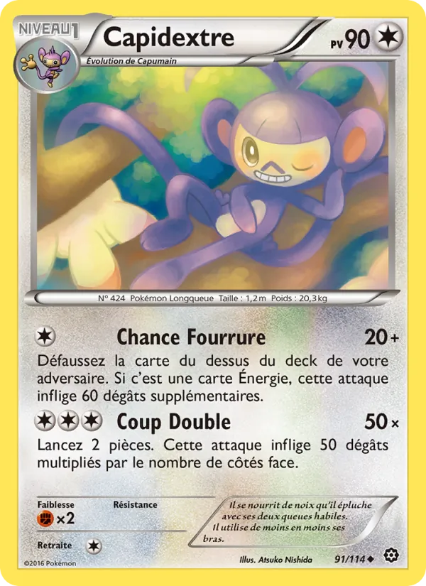 Carte Capidextre 91/114 – Offensive Vapeur