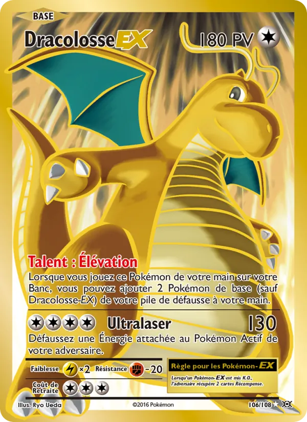 Carte Dracolosse EX 106/108 – Évolutions