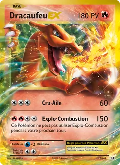 Carte Dracaufeu EX 12/108 – Évolutions