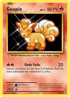 Carte Goupix 14/108 – Évolutions