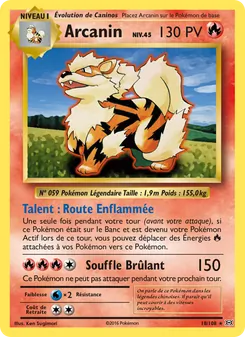 Carte Arcanin 18/108 – Évolutions