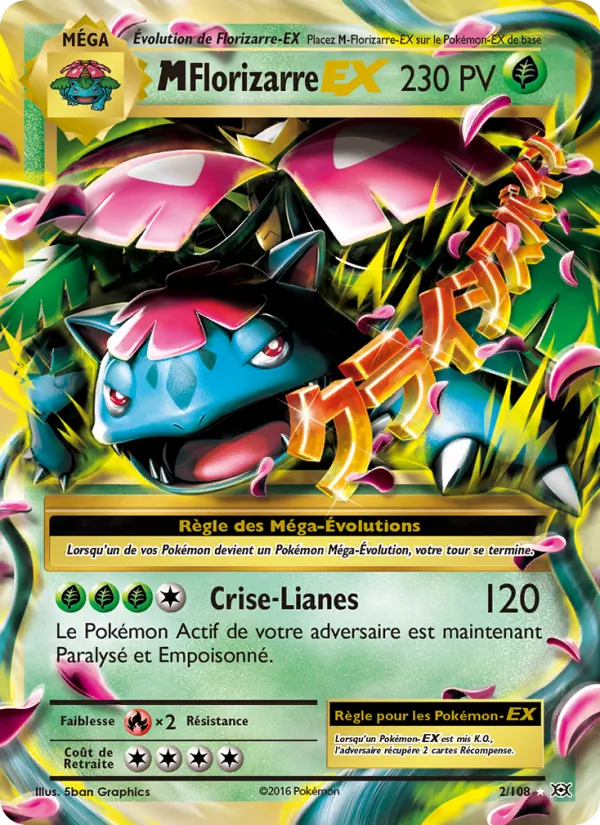 Carte M-Florizarre EX 2/108 – Évolutions