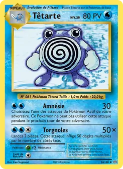 Carte Têtarte 24/108 – Évolutions