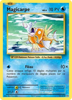 Carte Magicarpe 33/108 – Évolutions