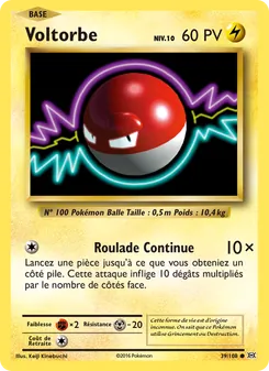 Carte Voltorbe 39/108 – Évolutions