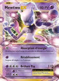 Carte Mewtwo EX 52/108 – Évolutions