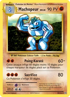 Carte Machopeur 58/108 – Évolutions