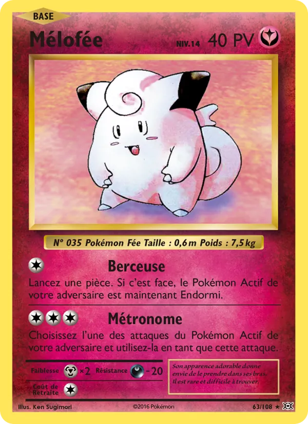 Carte Mélofée 63/108 – Évolutions