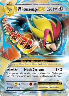 Carte M-Roucarnage EX 65/108 – Évolutions