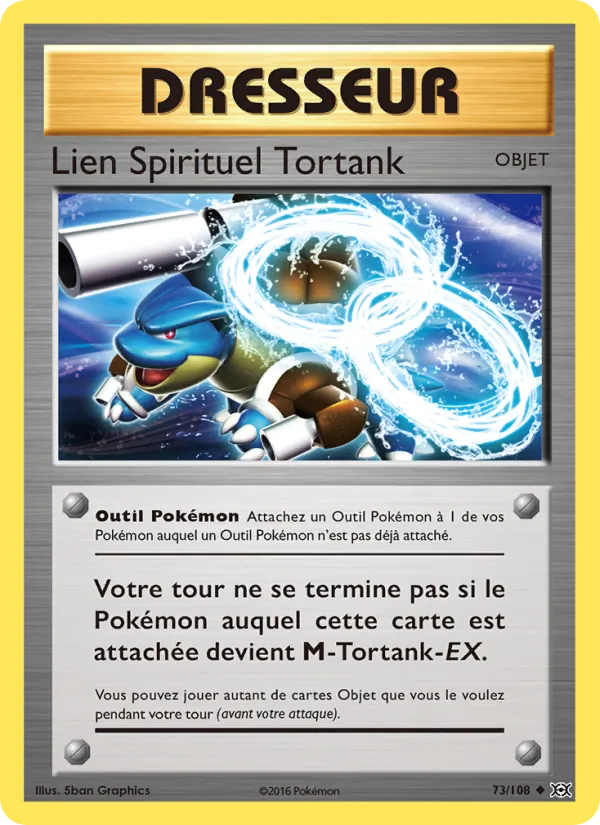 Carte Lien Spirituel Tortank 73/108 – Évolutions