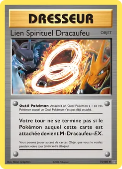 Carte Lien Spirituel Dracaufeu 75/108 – Évolutions