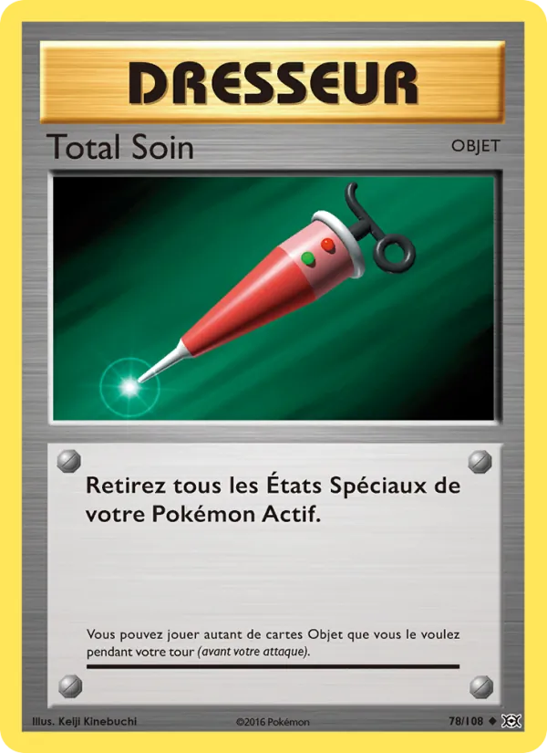 Carte Total Soin 78/108 – Évolutions