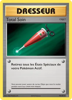 Carte Total Soin 78/108 – Évolutions