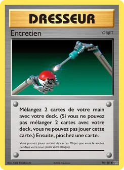 Carte Entretien 79/108 – Évolutions