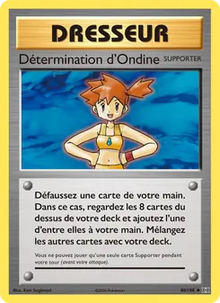 Carte Détermination d'Ondine 80/108 – Évolutions