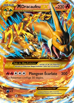 Carte M-Dracaufeu EX 107/106 – Étincelles