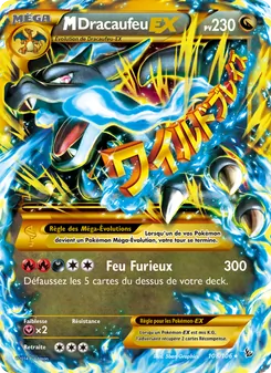 Carte M-Dracaufeu EX 108/106 – Étincelles