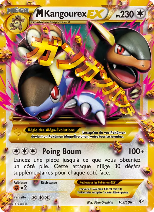 Carte M-Kangourex EX 109/106 – Étincelles