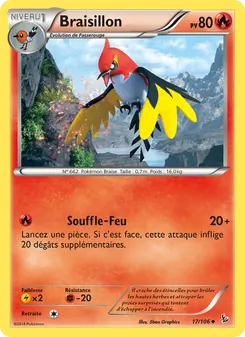 Carte Braisillon 17/106 – Étincelles