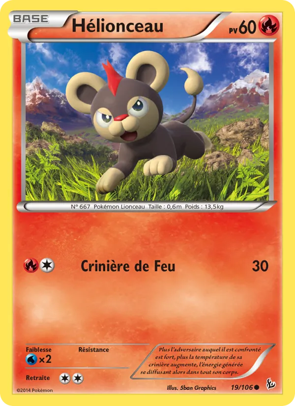 Carte Hélionceau 19/106 – Étincelles