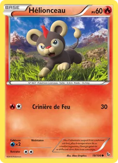Carte Hélionceau 19/106 – Étincelles
