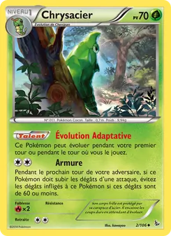 Carte Chrysacier 2/106 – Étincelles