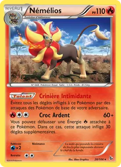 Carte Némélios 20/106 – Étincelles