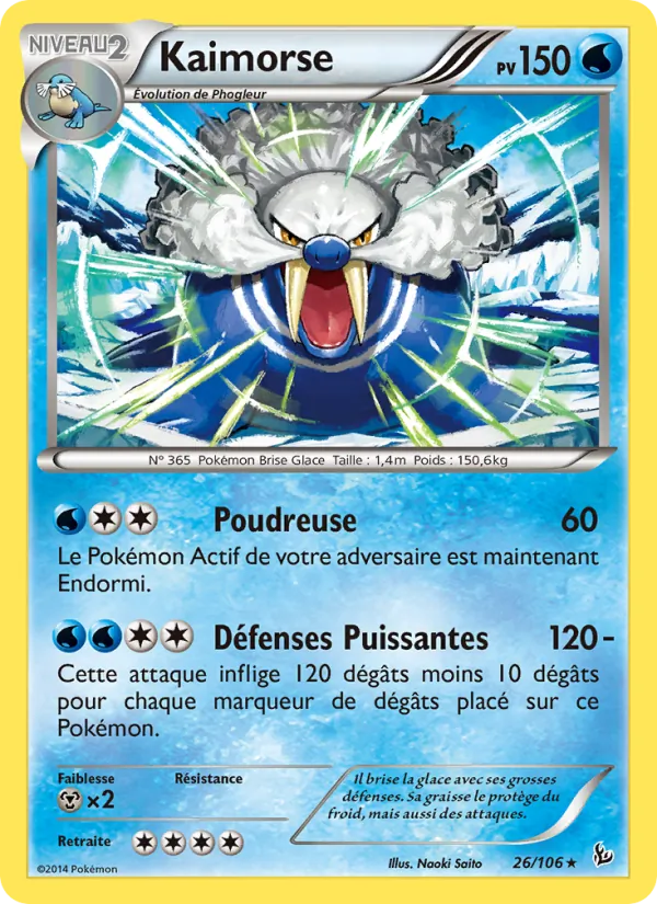 Carte Kaimorse 26/106 – Étincelles
