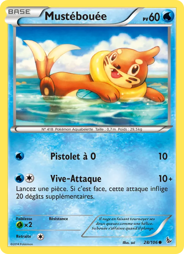 Carte Mustébouée 28/106 – Étincelles