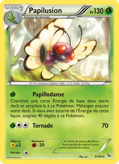 Carte Papilusion 3/106 – Étincelles