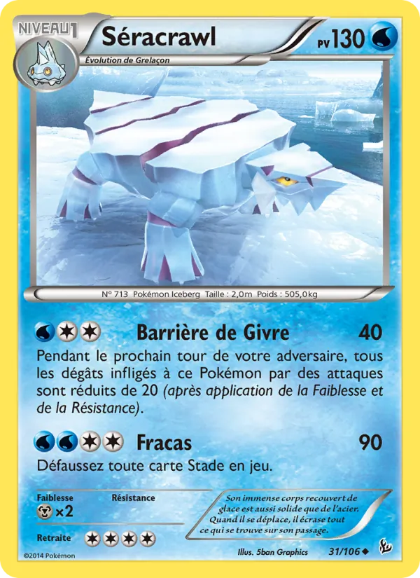 Carte Séracrawl 31/106 – Étincelles