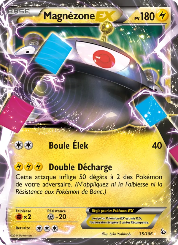 Carte Magnézone EX 35/106 – Étincelles