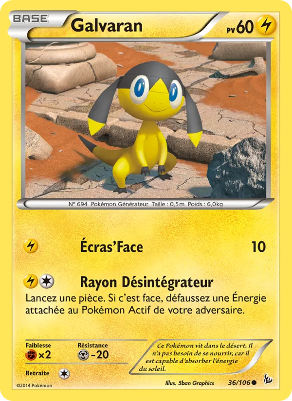 Carte Galvaran 36/106 – Étincelles
